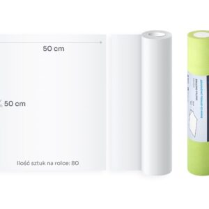 Podkład podfoliowany UNIVEL PLUS 2x bibuła 1x folia 50cm x 50m Łosoś